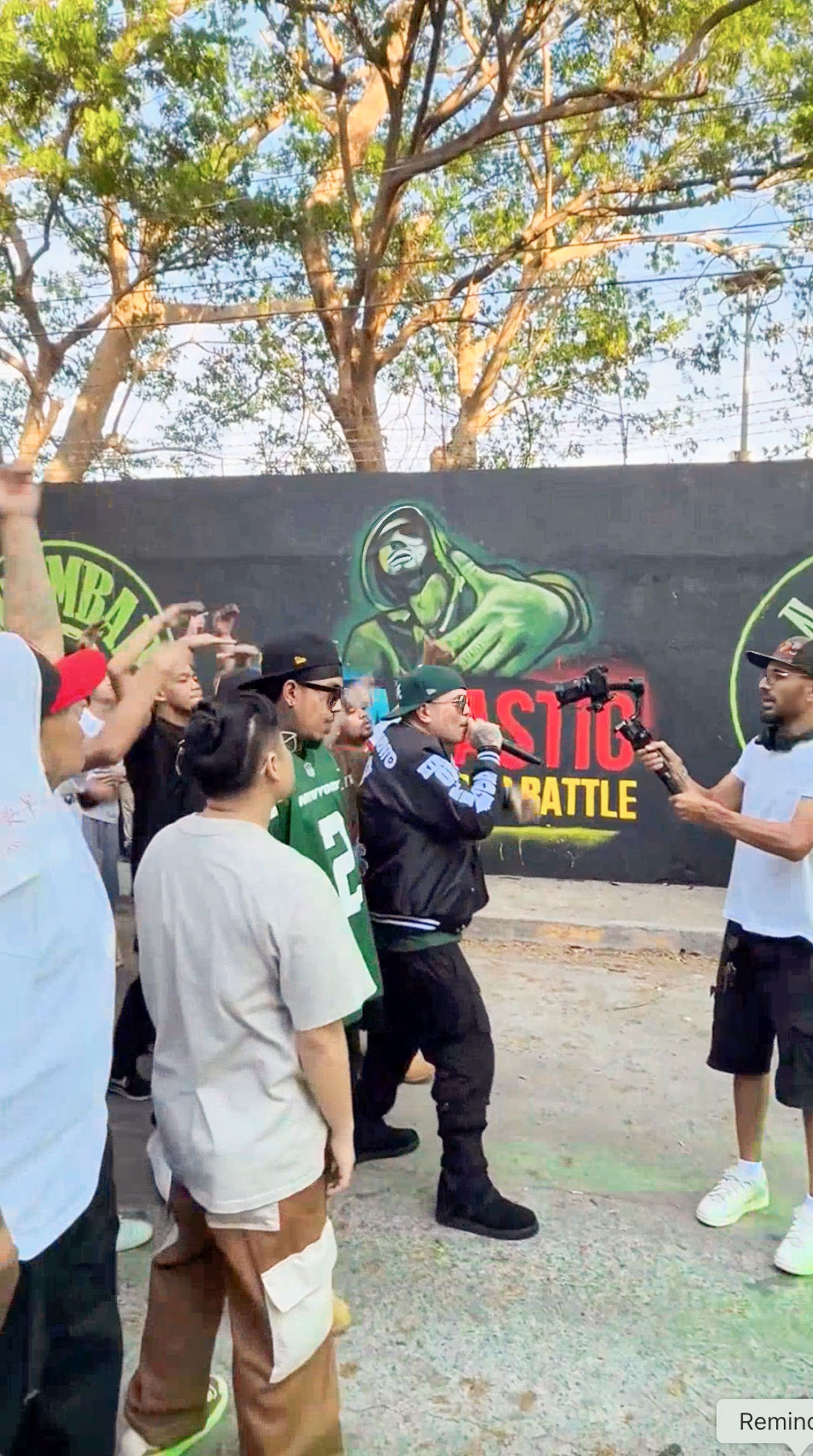 A short documentary video teasing events in Dagupan, featuring a rap battle