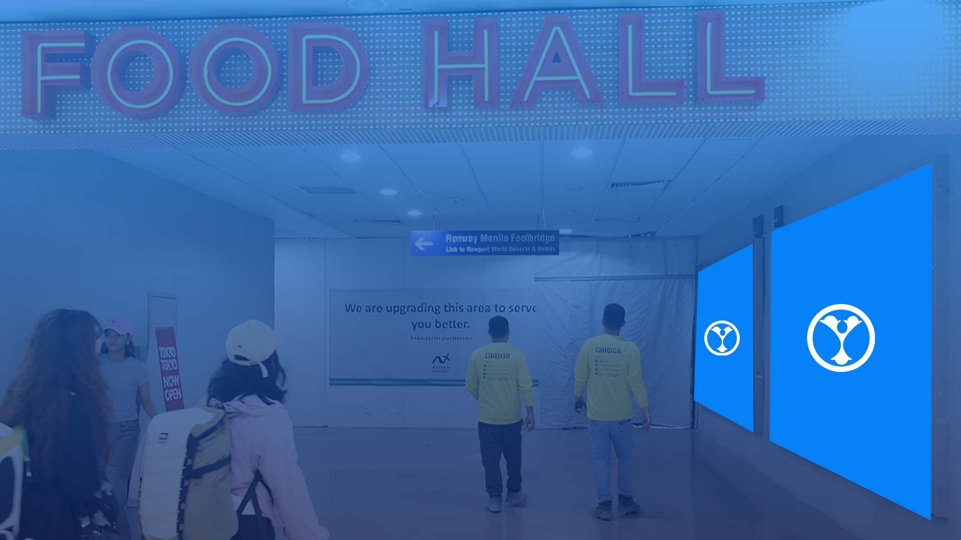 Lightboxes | NAIA Terminal 3 - Food Hall Entrance