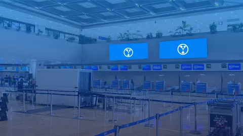 Lightboxes (4 spots) | Terminal 1 - Checkin Area